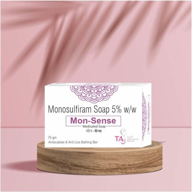 Mon-sense - Monosulfiram Soap 5% w/w | Medicated Soap Derma PCD Companies in Mohali India - TAS - The Aesthetic Sense