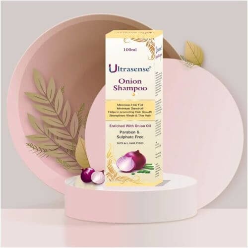 Ultrasense Onion Shampoo | Hair Care Derma PCD Companies in Mohali India - TAS - The Aesthetic Sense